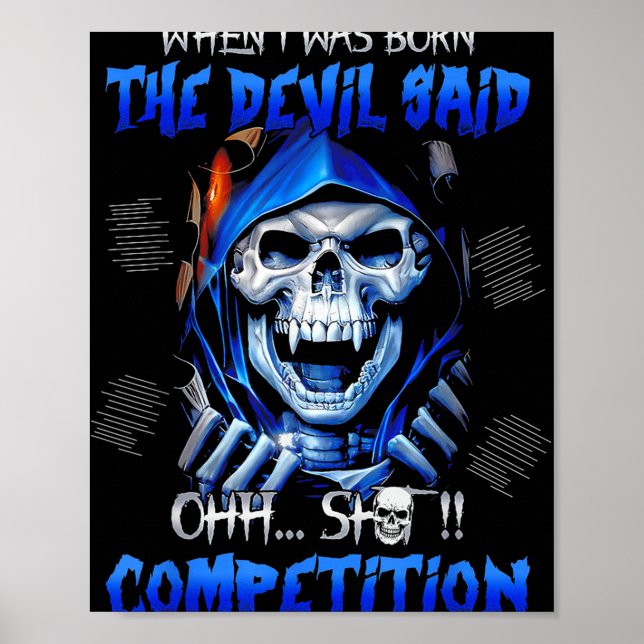 Affiche Quand Je Suis Né Le Diable A Dit Oh Concours (Devant)