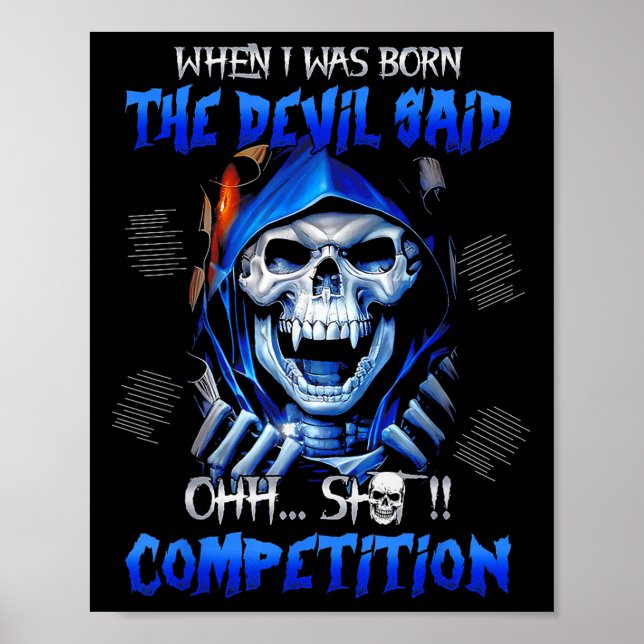 Affiche Quand Je Suis Né Le Diable A Dit Oh Concours (Devant)