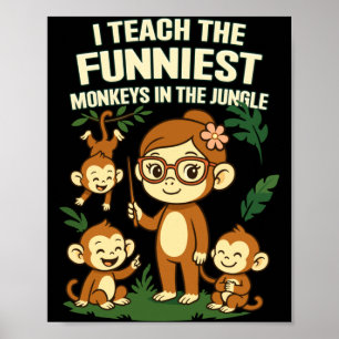 Affiche Quand j'enseigne aux singes la performance la plus