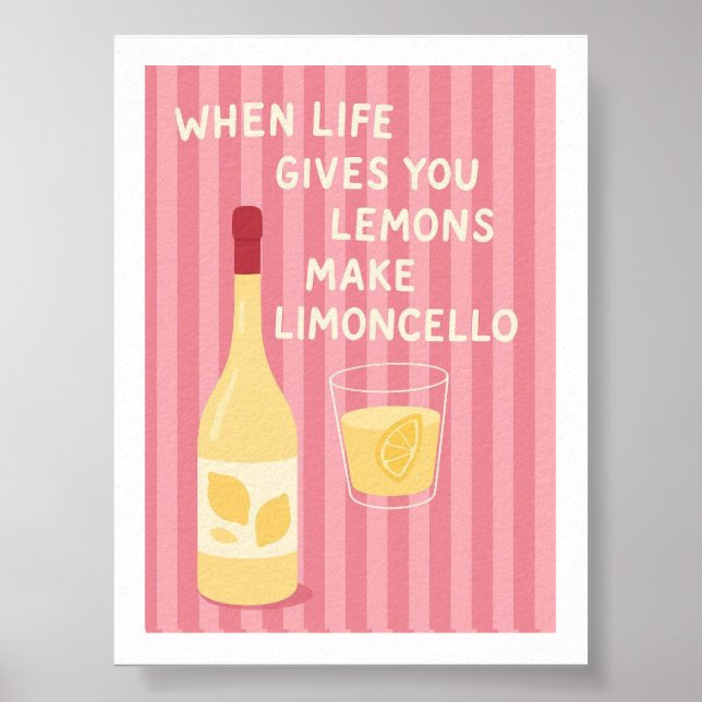 Affiche Quand la vie vous donne des citrons, faites du Lim (Devant)