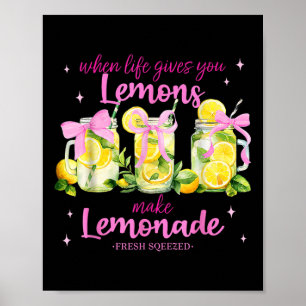 Affiche Quand La Vie Vous Donne Des Citrons Font De La Léo