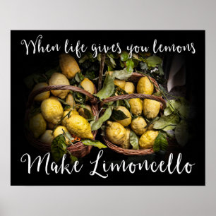 Affiche Quand La Vie Vous Donne Des Citrons Font Du Limonc