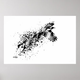 Affiche ...quand le corbeau vole