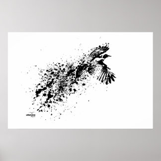 Affiche ...quand le corbeau vole