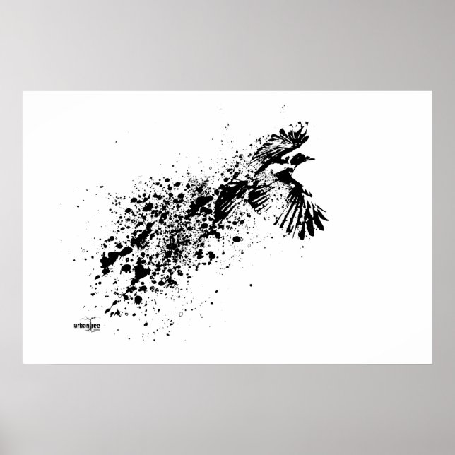 Affiche ...quand le corbeau vole (Devant)