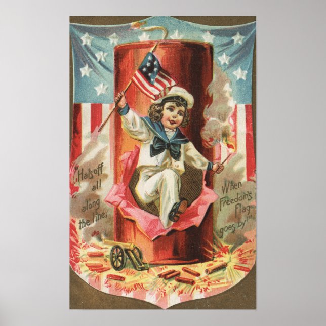 Affiche Quand le drapeau de la liberté passe (Devant)