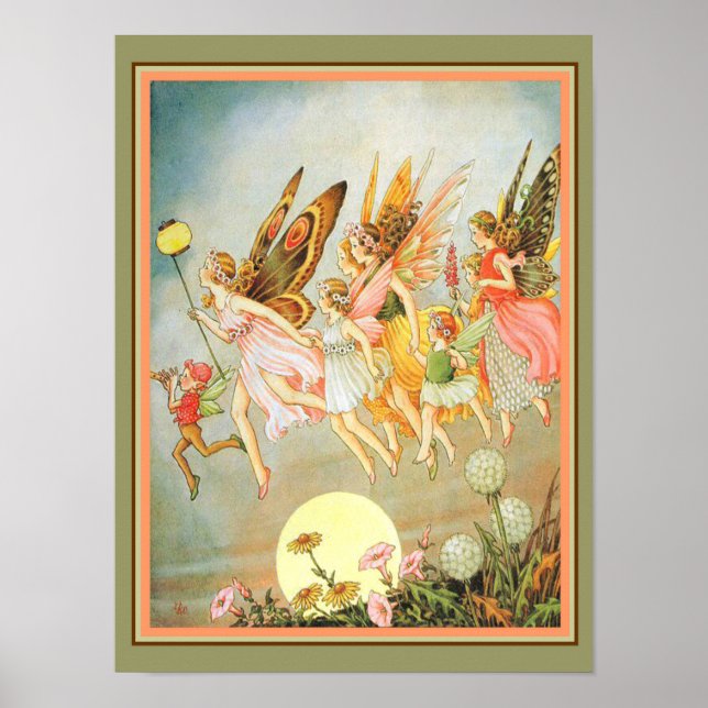 Affiche "Quand les fées sortent" 1915 Imprimer (Devant)