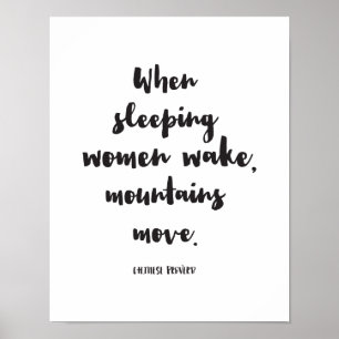 Affiche Quand les femmes de sommeil se réveillent, les