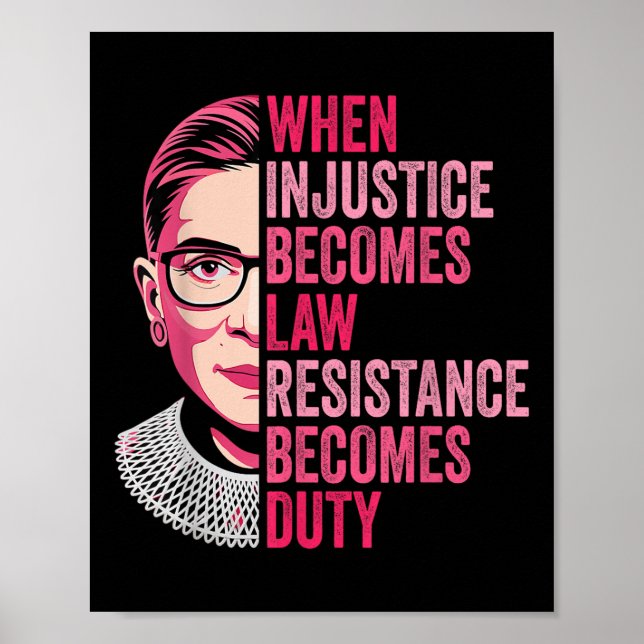 Affiche Quand l'injustice devient loi, la résistance devie (Devant)