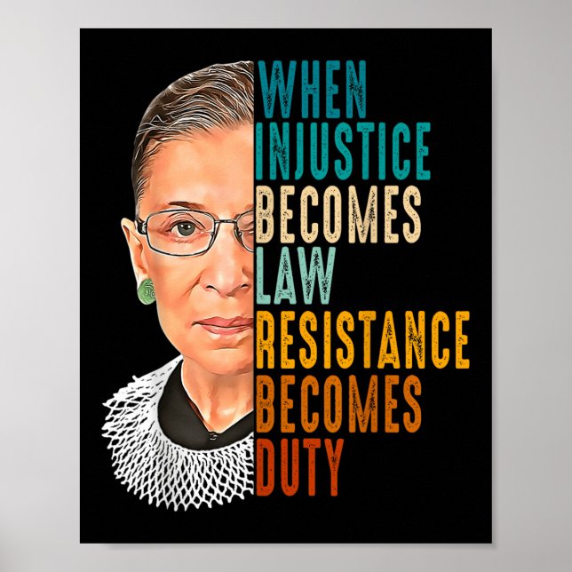Affiche Quand l'injustice devient loi, la résistance devie (Devant)