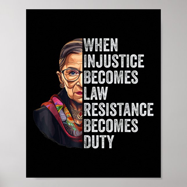Affiche Quand l'injustice devient loi, la résistance devie (Devant)
