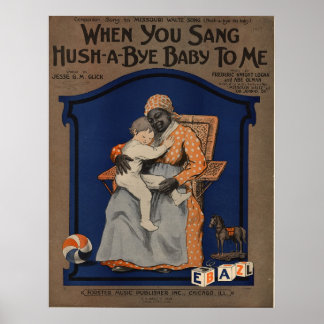 Affiche Quand tu as chanté, dis-moi adieu à mon bébé