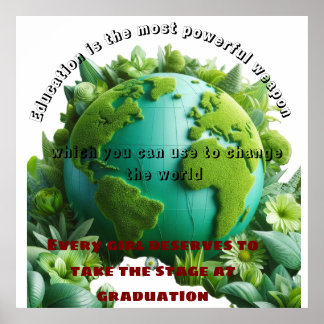 Affiche Quand vous éduquez une fille, vous éduquez une nat