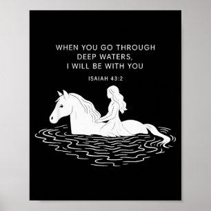 Affiche Quand vous passerez par les eaux profondes, je ser