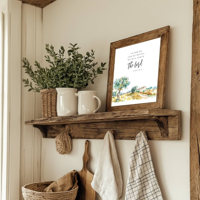 Affiche Quant à moi et ma maison Paysage méditerranéen (Créateur téléchargé)