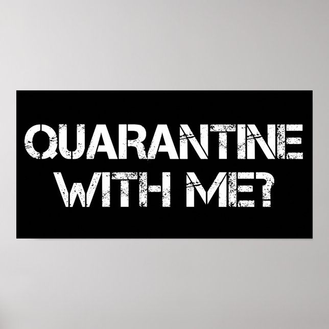 Affiche Quarantine with Me? (Devant)