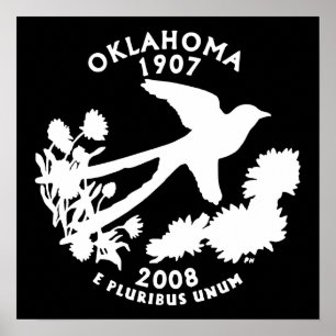 Affiche Quart de dollar de l'Oklahoma