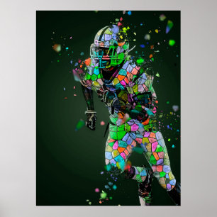 Affiche Quart de football