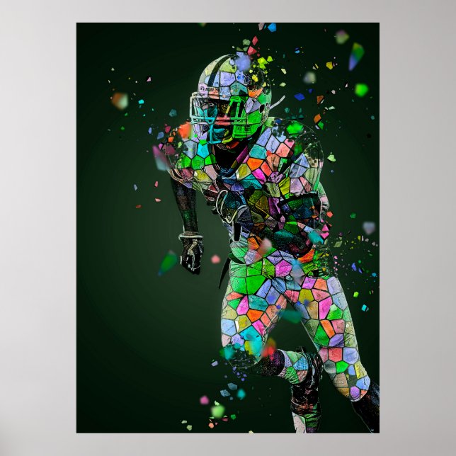 Affiche Quart de football (Devant)