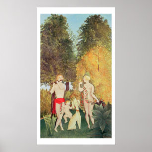 Affiche Quartet heureux, 1902 (huile sur la toile)