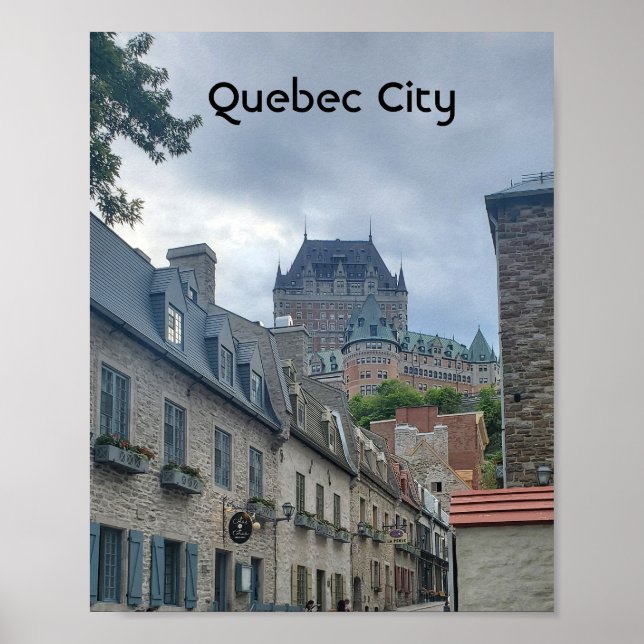 Affiche Quartier historique de Québec (Devant)
