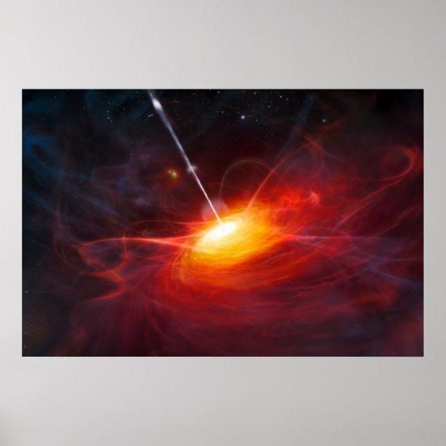 Affiche Quasars. (Devant)