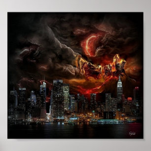 Affiche Quatre cavaliers New York