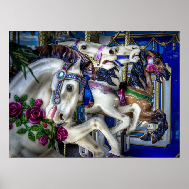 Affiche Quatre chevaux (Devant)