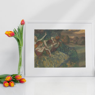 Affiche Quatre danseurs d'Edgar Degas, Ballet Fine Art