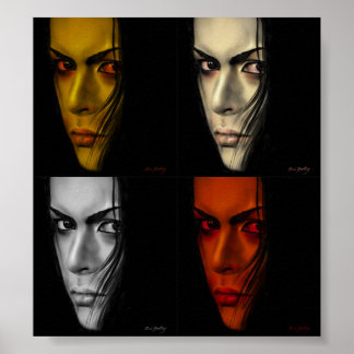 Affiche Quatre faces