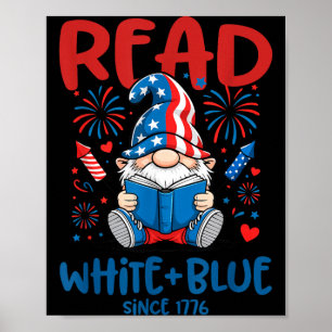 Affiche Quatre juillet Lire Livre de feux d'artifice de gn
