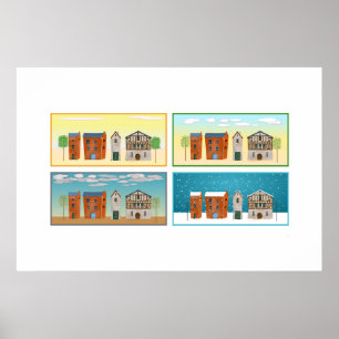 Affiche Quatre saisons