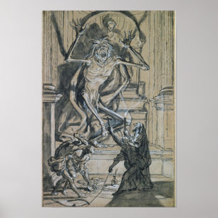 Affiche Quatre voleurs de graves réveillent un fantôme