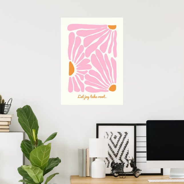 Affiche Que la joie prenne racine (Bureau à domicile)