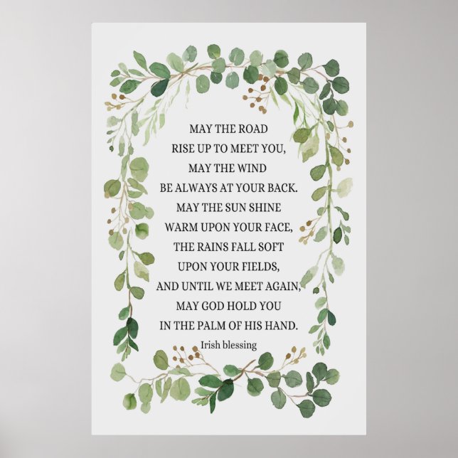 Affiche Que la route monte pour vous rencontrer (Devant)