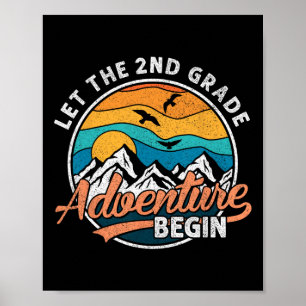 Affiche Que l'aventure de 2e année commence Retour à l'éco