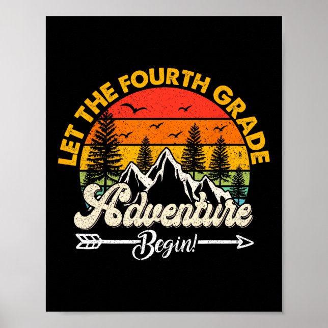 Affiche Que l'aventure de quatrième année commence École 4 (Devant)