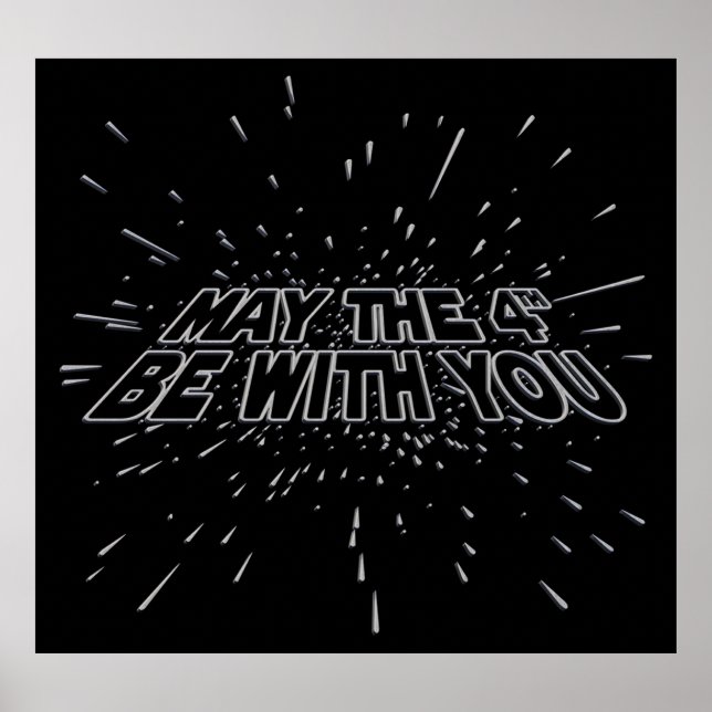 Affiche Que Le 4 Soit Avec Vous (Devant)