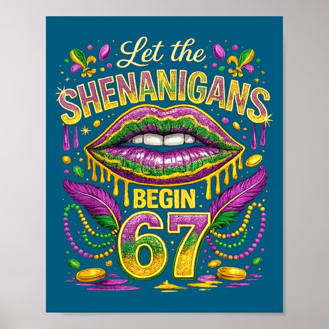 Affiche Que les Shenanigans Commencent 67 Mardi (Devant)