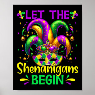 Affiche Que Les Shenanigans Commencent Mardi Gras