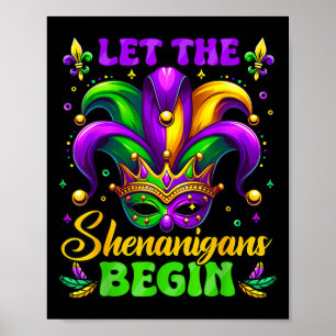 Affiche Que Les Shenanigans Commencent Mardi Gras 4