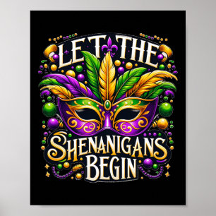 Affiche Que Les Shenanigans Commencent Mardi Gras 8