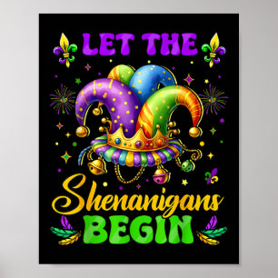 Affiche Que Les Shenanigans Commencent Mardi Gras Chemises