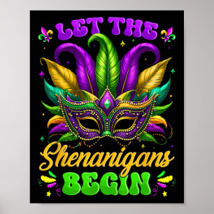 Affiche Que Les Shenanigans Commencent Mardi Gras Chemises