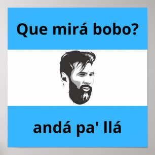 Affiche que mira bobo