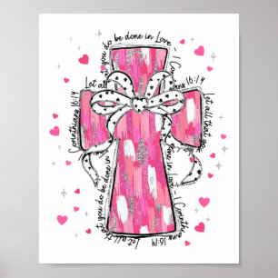Affiche Que tout ce que vous faites soit fait dans l'amour
