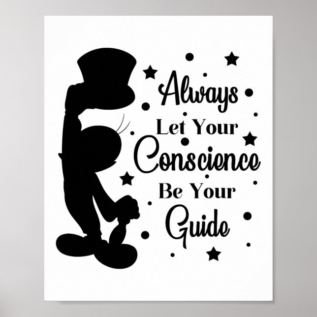 Affiche Que votre conscience soit votre guide Jiminy  (Devant)