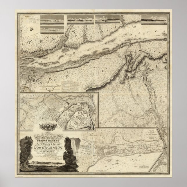 Affiche Québec, Canada (Devant)