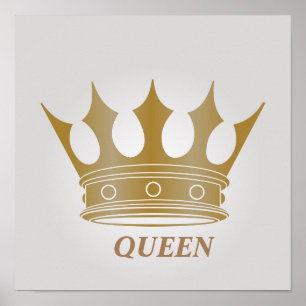 AFFICHE QUEEN CROWN