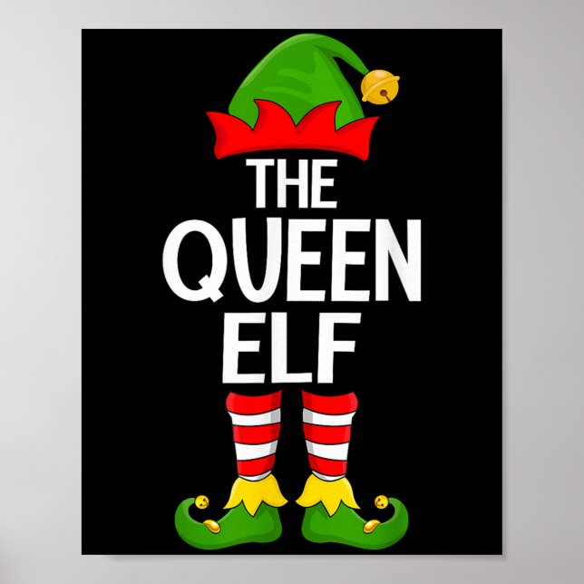 Affiche Queen Elf Xmas Correspondance Famille Elfe Squad N (Devant)
